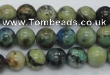 CAZ09 15.5 inches 10mm round natural azurite gemstone beads