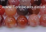CBC405 15.5 inches 14mm A grade round orange chalcedony beads