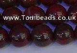 CBD355 15.5 inches 14mm round poppy jasper beads wholesale