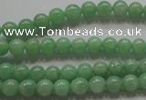 CBJ342 15.5 inches 6mm round AAA grade natural jade beads