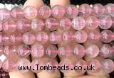 CBQ783 15 inches 10mm round strawberry quartz beads wholesale