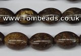 CBZ408 15.5 inches 12*16mm rice bronzite gemstone beads