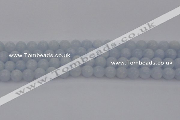 CCA407 15.5 inches 10mm round blue calcite gemstone beads