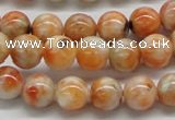 CCA52 15.5 inches 10mm round orange calcite gemstone beads wholesale