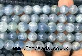 CCA583 15 inches 10mm round blue calcite gemstone beads