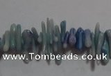 CCB88 15.5 inch 2*8mm irregular branch blue coral beads Wholesale