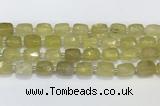 CCB895 11*15mm-12*16mm faceted cuboid quartz beads wholesale