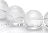 CCC10 15.5 inches 16mm round white crystal beads Wholesale