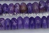 CCG122 15.5 inches 5*9mm rondelle charoite gemstone beads