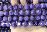 CCG151 15.5 inches 13mm round charoite gemstone beads