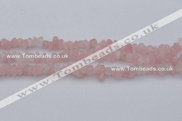 CCH654 15.5 inches 8*12mm - 10*14mm rose quartz chips beads