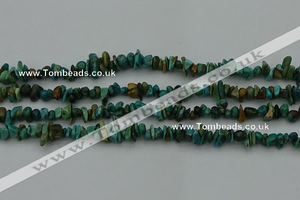 CCH678 32 inches 4*6mm - 5*8mm turquoise gemstone chips beads