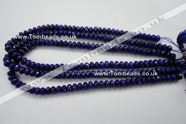 CCN1383 15.5 inches 5*8mm faceted rondelle candy jade beads