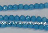 CCN1870 15 inches 4mm faceted round candy jade beads wholesale