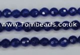 CCN1961 15 inches 6mm faceted round candy jade beads wholesale