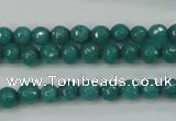CCN2279 15.5 inches 6mm faceted round candy jade beads wholesale