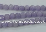 CCN2287 15.5 inches 6mm faceted round candy jade beads wholesale