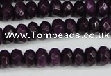 CCN4164 15.5 inches 5*8mm faceted rondelle candy jade beads