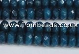 CCN4167 15.5 inches 5*8mm faceted rondelle candy jade beads