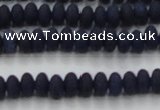 CCN4508 15.5 inches 3*5mm rondelle matte candy jade beads