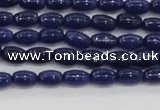 CCN4522 15.5 inches 4*6mm rice candy jade beads wholesale