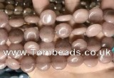 CCN5865 15 inches 15mm flat round candy jade beads Wholesale