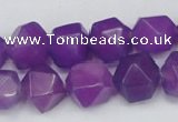 CCN664 15.5 inches 15*15mm faceted nuggets candy jade beads