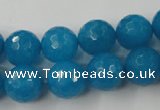 CCN866 15.5 inches 16mm faceted round candy jade beads