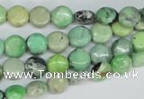 CCO31 15.5 inches 8mm flat round natural chrysotine beads
