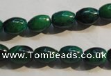 CCS630 15.5 inches 8*12mm rice dyed chrysocolla gemstone beads
