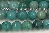 CCS873 15.5 inches 5mm round natural chrysocolla gemstone beads