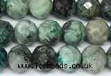 CCS915 15 inches 4*6mm faceted round chrysocolla beads