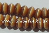CCT281 15 inches 5*8mm rondelle cats eye beads wholesale