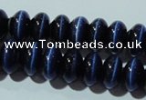 CCT292 15 inches 5*8mm rondelle cats eye beads wholesale