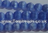 CCT363 15 inches 6mm faceted round cats eye beads wholesale