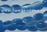 CCT612 15 inches 4*6mm oval cats eye beads wholesale