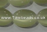 CCT722 15 inches 10*14mm oval cats eye beads wholesale