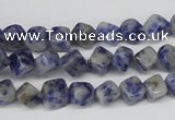 CCU109 15.5 inches 6*6mm cube sodalite gemstone beads wholesale