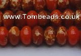 CDE2606 15.5 inches 15*20mm rondelle dyed sea sediment jasper beads