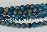 CDE265 15.5 inches 6mm round dyed sea sediment jasper beads