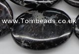 CDE680 15.5 inches 30*40mm oval dyed sea sediment jasper beads
