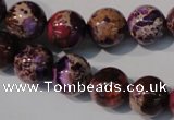 CDI697 15.5 inches 12mm round dyed imperial jasper beads