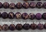 CDI842 15.5 inches 8mm round dyed imperial jasper beads wholesale