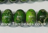 CDI928 15.5 inches 12*18mm rondelle dyed imperial jasper beads