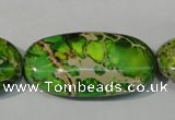CDI942 15.5 inches 30*40mm oval dyed imperial jasper beads