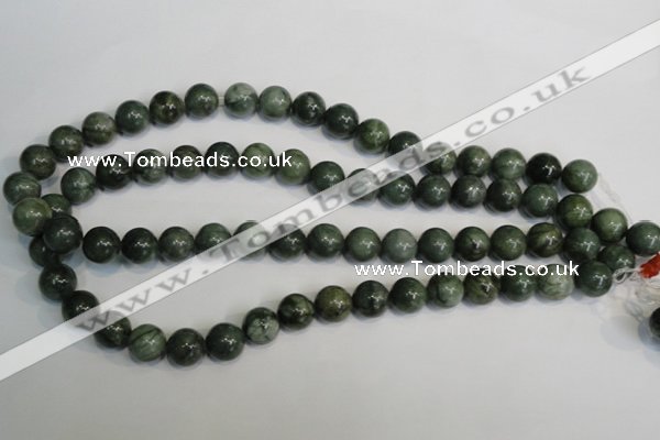 CDJ15 15.5 inches 12mm round Canadian jade beads wholesale