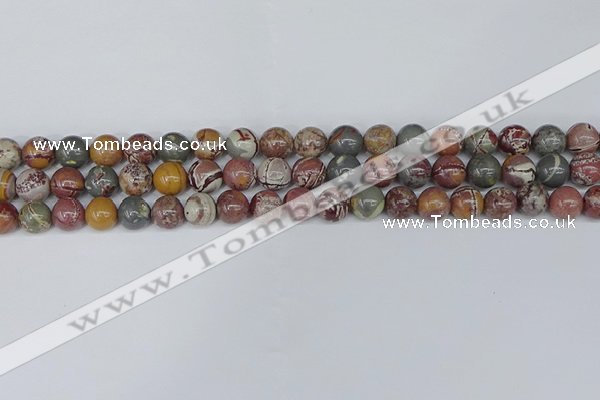 CDJ402 15.5 inches 8mm round sonoran dendritic jasper beads