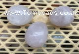 CDN300 25*35mm egg-shaped rose quartz decorations wholesale
