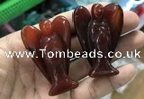 CDN499 35*50mm angel red agate decorations wholesale