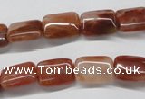 CDQ21 15.5 inches 12*16mm rectangle natural red quartz beads wholesale